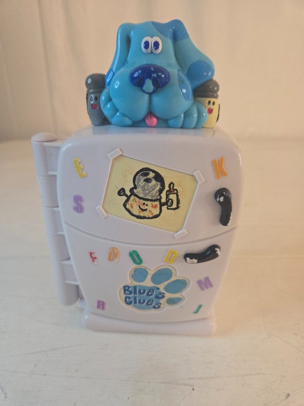 Vintage Blues Clues 1999 Interactive Talking Refrigerator Snacks Tested Works